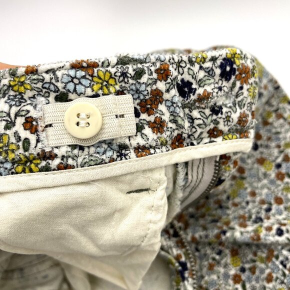 Zara Fine-Wale Corduroy Floral Jacket and Pants Set Girl's 7/8 - Picture 14 of 16